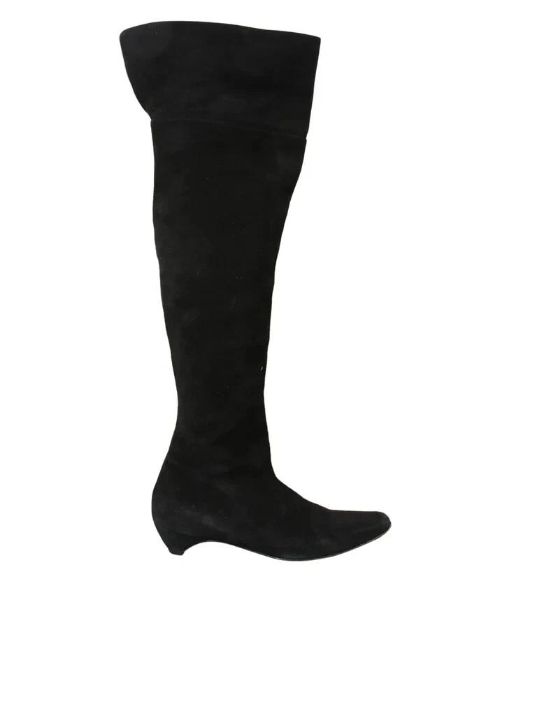 Bottes en daim CHRISTIAN DIOR sur le genou (taille 38,5)