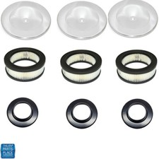 66 Pontiac Gto Lemans Oldsmobile 442 Tri-power Filter Set - Oe Style Quality