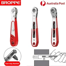 Ratcheting Screwdriver Wrench Right Angle Offset Hand Ratchet Driver Tool Mini