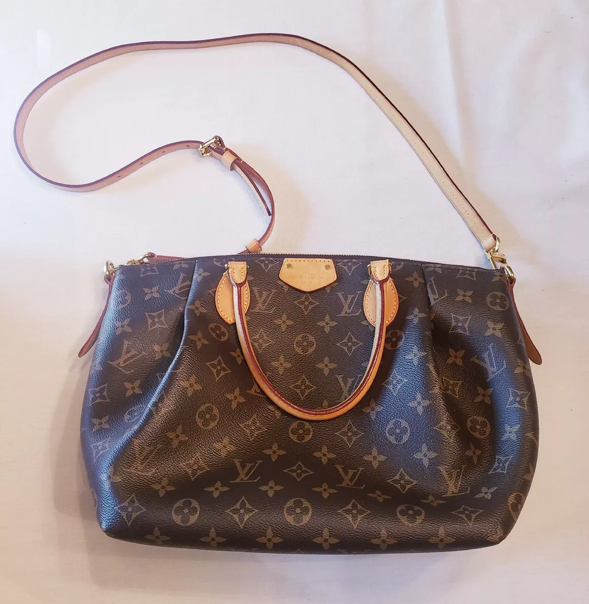 Authentic Louis Vuitton Monogram Turenne MM Satchel Shoulder 