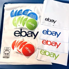 eBay Shipping Supplies Starter Kit Poly Mailers Zip Bags Stickers 40 Piece Set