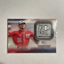 2021 Update Topps 70th Anniversary Manufactured Logo Max Scherzer #T70P-MS Patch