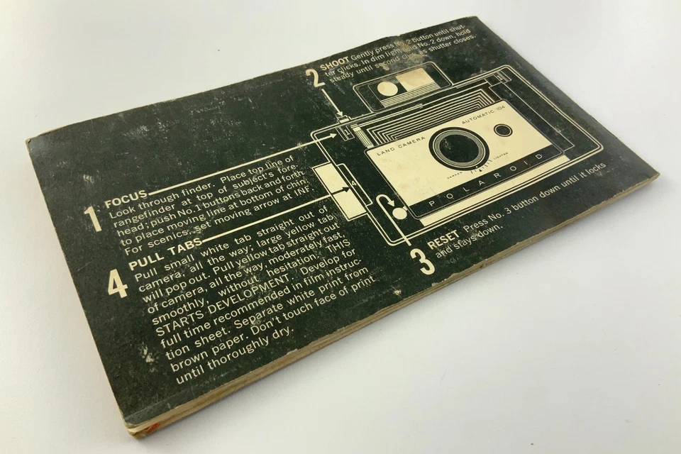Polaroid Automatic 104 Land Camera Manual Booklet CC885 - Image 2 of 4