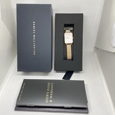 Daniel Wellington Quadro Pressed Melrose Eggshell White Rose Gold Ladies Watch