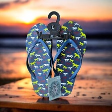 Montana West Horse Print Flip Flops