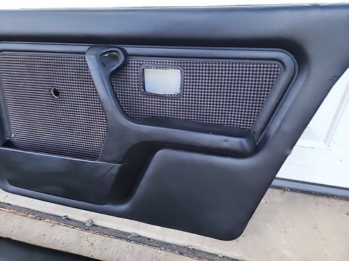 BMW E30 325 SEDAN HOUNDSTOOTH BLACK HOUNDS DOOR PANEL PANELS CARD CARDS 31 - Picture 19 of 24