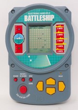 Vintage 1995 MB Electronic Handheld Battleship Game Milton Bradley Tested Works
