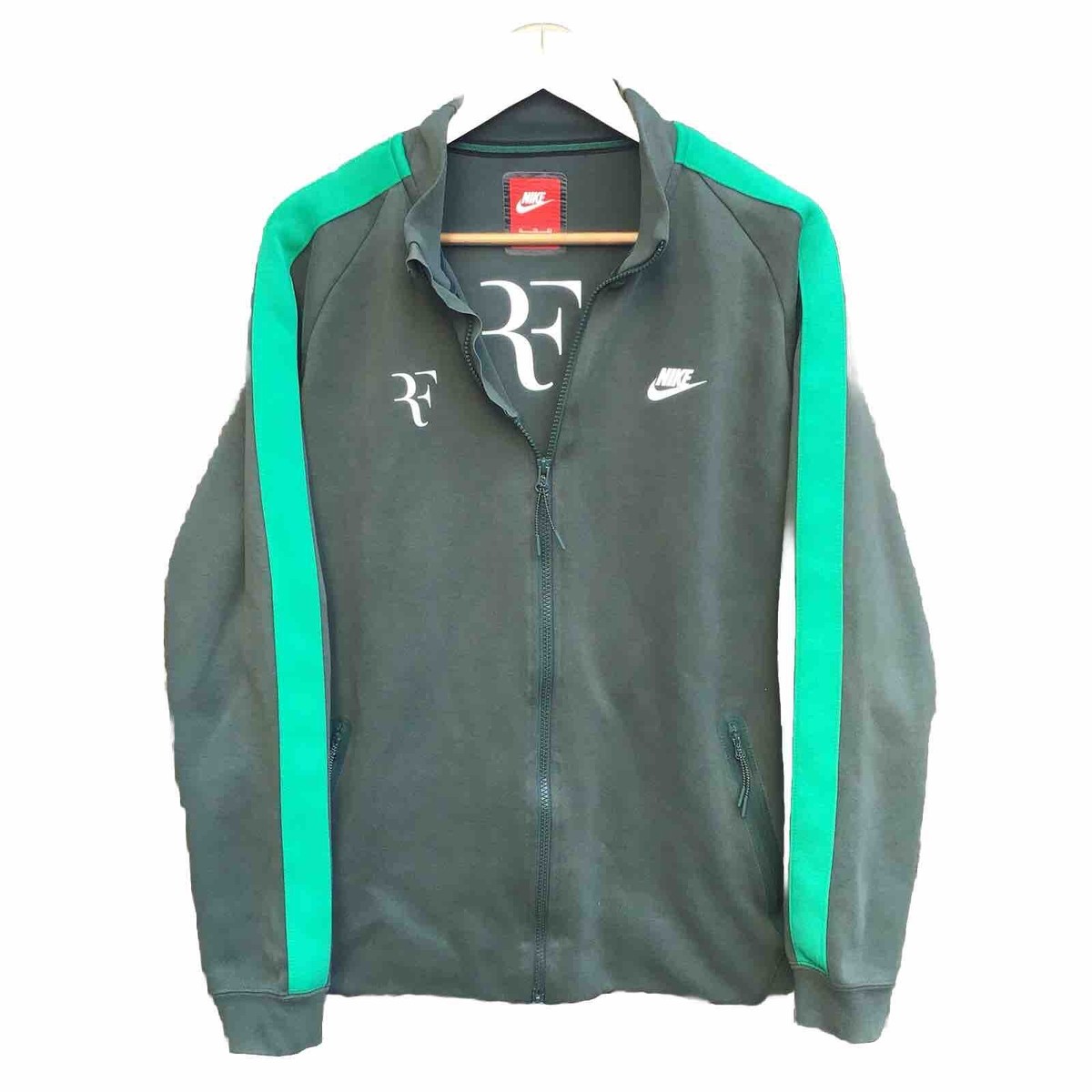 Nike tech fleece RF Roger Federer green tennis full zip