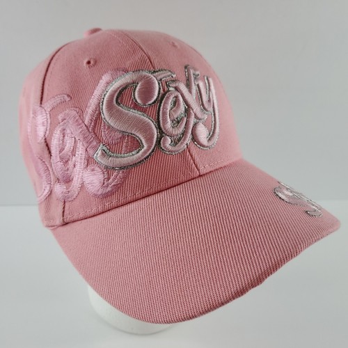 Pink Sexy Women Adult Adjustable Ball Caps Hat Embroidered - Picture 3 of 16