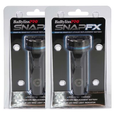 BaByliss Pro SNAPFX Replacement Battery Fits FX797 Trimmer #FXBPT (2 Pack)