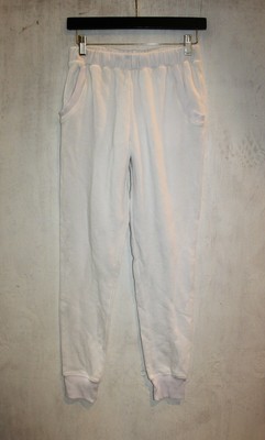 white skinny sweatpants