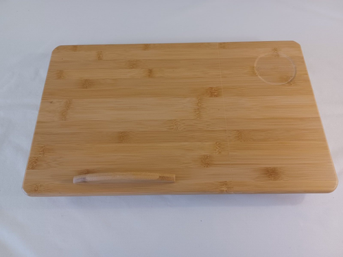 Laptopfach aus Holz höhenverstellbar Bambus 50 x 30 cm - Bild 3 von 7