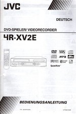 Bedienungsanleitung für JVC HR-XV2E DVD-/Videorecorder