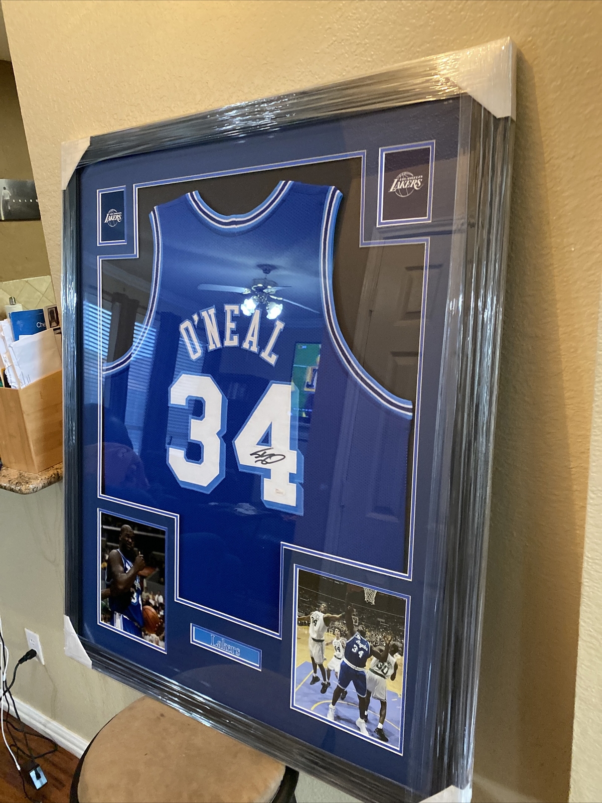framed nba jersey