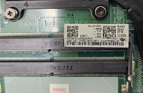 Dell Inspiron 15-5577 Core i5-7300HQ 2.50GHz GTX 1050 Motherboard 318DK 0318DK - Afbeelding 5 van 6
