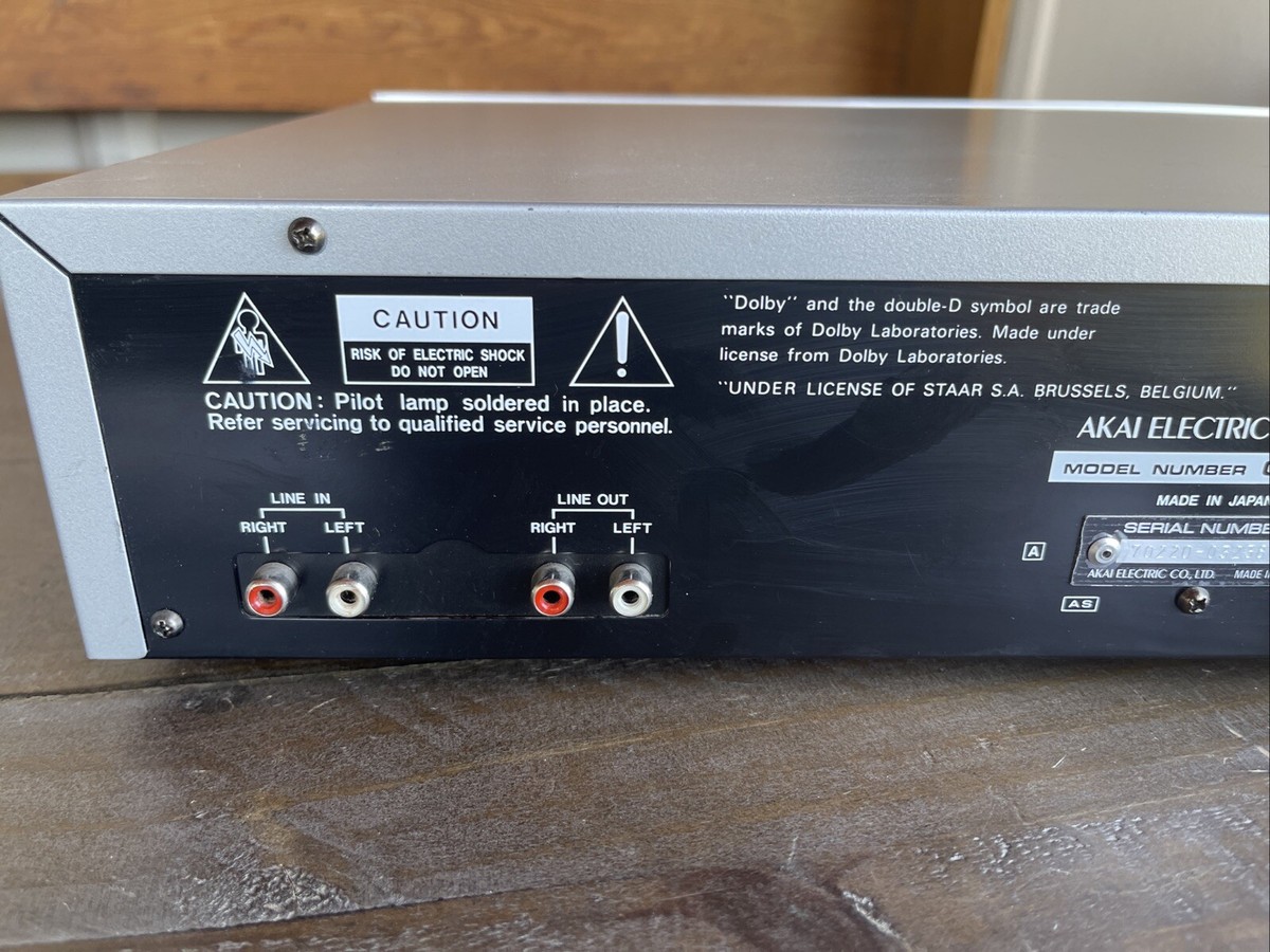 アカイ製カセットデッキ　GX-F31 AKAI GX-F31 Direct Drive Stereo Cassette Tape Deck Super GX