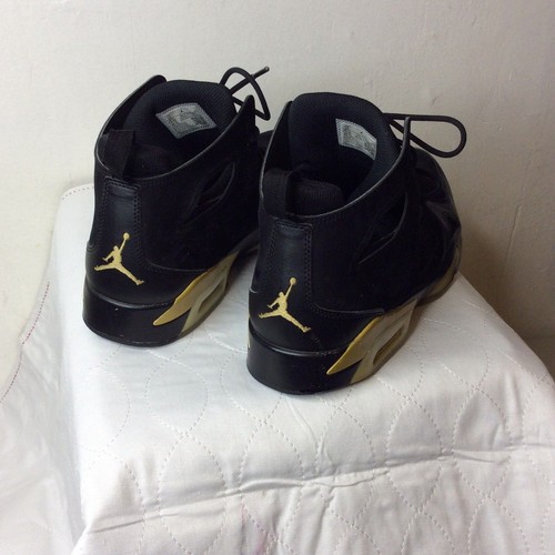 Air Jordon FLTCLB "91 Black Metallic Gold Men's Size 12-No Box - Picture 2 of 9