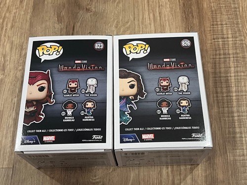 Funko Pop! Marvel Wanda Vision Scarlet Witch #823 & Agatha #826 Set of 2 - 第 5/8 張圖片
