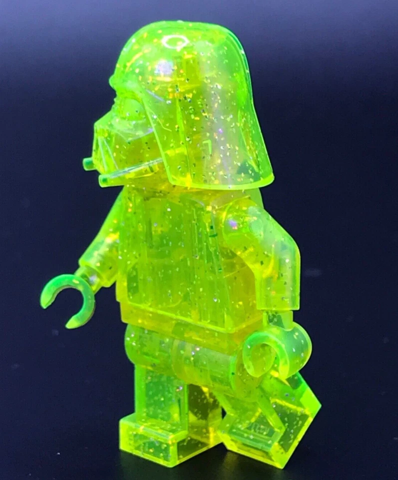 Darth Vader Lego Star Wars Prototype Monochrome Retired color Transparent Neon - Image 3 of 4