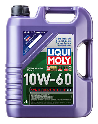 LIQUI MOLY 1391 LIQUI MOLY LM Synthoil Race Tech GT1 10 W-60 1391 Kanister Kunst