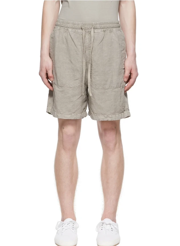 President's Men Cotton Mineral Dyed Shorts Sand Size L