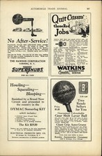1928 PAPER AD CAR AUTO Supersnubs Roller Clutch Action So Lo Jack Balloon Tire