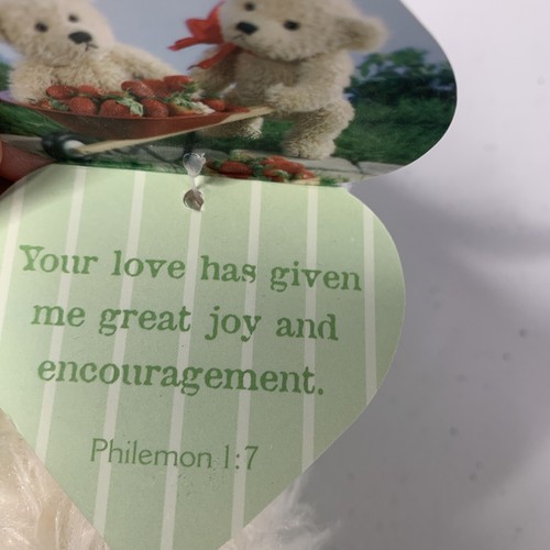 Inspirio Stofftier Bär Plüsch Overall Love Bears All Things 10 Zoll Vintage 2003 - Bild 7 von 12