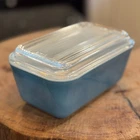 Vintage PYREX Refrigerator Dish 502 C Perfect Condition with Lid Fridge USA