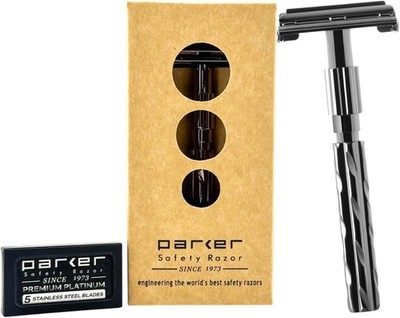 Parker safety razor 22R + 5 Rasierklingen