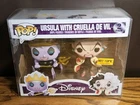 Funko Pop Disney Ursula & Cruella De Vil 2 Pack Hot Topic Excl With Protector