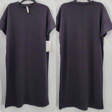 Women's Athleta Sedona Sweatshirt Dress Black Small NEW A5