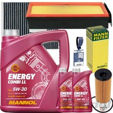 INSPEKTIONSPAKET+7L MANNOL 5W30 �L passend f�r BMW 3er F30 F80 4er F32 F82 F33