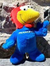 Peluche 37cm Publicitaire Coupe du Monde Football France 98 Footix A-52 no Jules