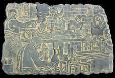 Anubis Other Life Mummification Fragment Stela For Ancient Egyptian Civilization