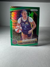 2025 Panini Prizm WNBA Green Prizm #39 Dearica Hamby Los Angeles Sparks