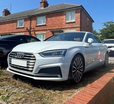 2019 2L White Audi A5 Sline