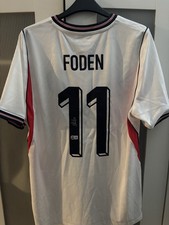 Phil Foden Signed England Jersey Beckett COA Autographed #11England National