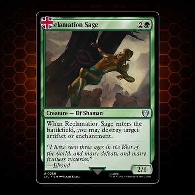 MTG - Reclamation Sage - LTC - EN - NM
