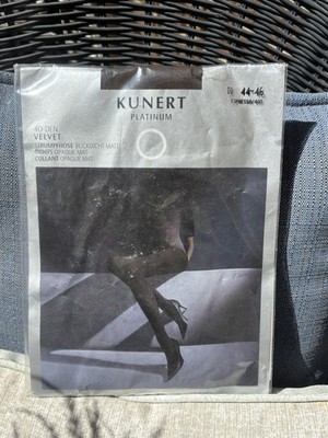 New KUNERT PLATINUM Opaque Matte Tights Espresso Brown Large 40 Den