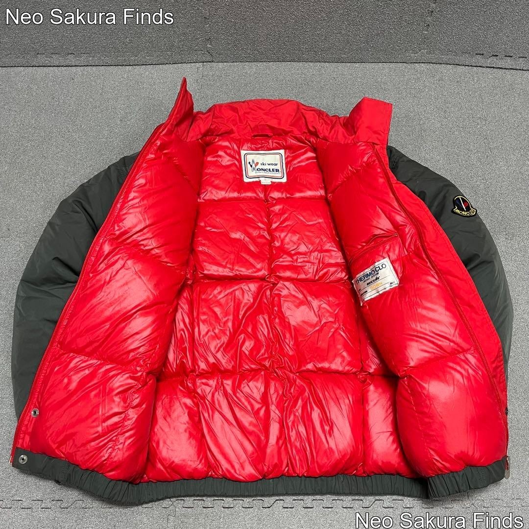 MONCLER Patch ASICS Ski Down Jacket Men Coat Blou… - image 7