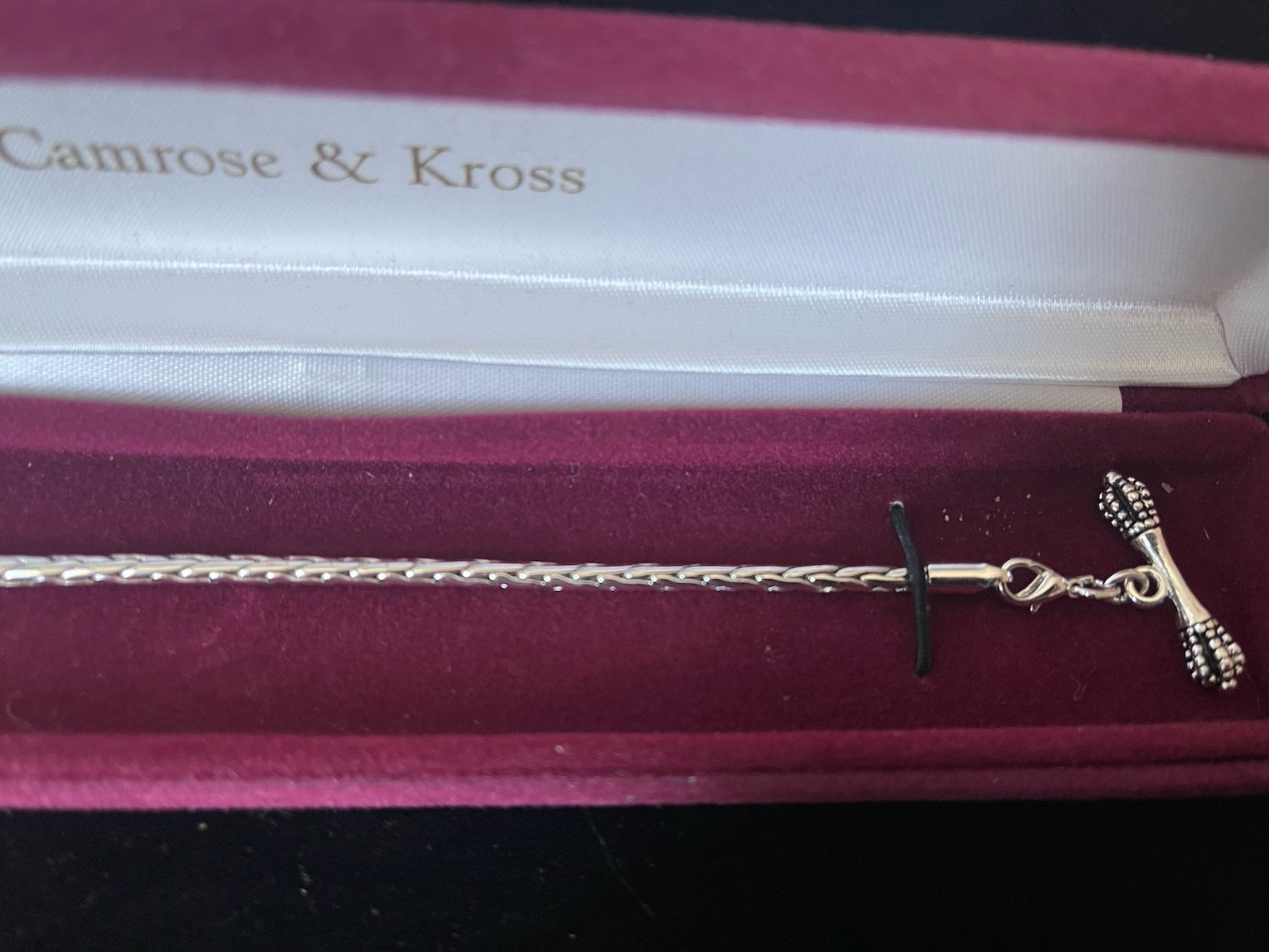 CAMROSE & KROSS Jacqueline Bouvier Kennedy  BRACELET 7-1/2” QVC JBK