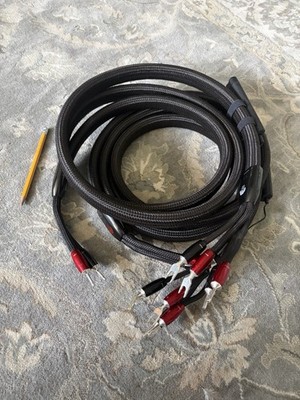 AudioQuest Oak Bi-Wire speakers cable 8 Ft ( pair ) 