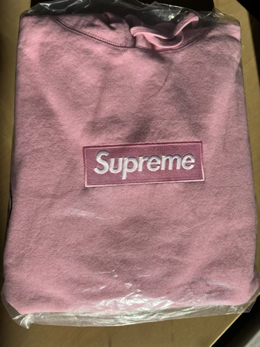 Sweat à capuche logo Supreme Box XL Sweat à capuche rose FW24 Neuf et scellé