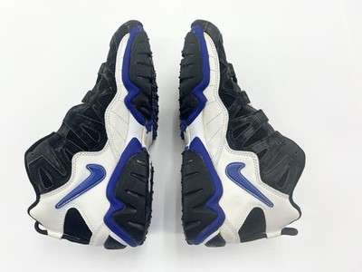 1996 Nike Air Slant Mid White Black Royal Blue Sz 9.5 Men Shoe