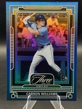 2025 Panini Three and Two - Carson Williams #105 /25 Blue