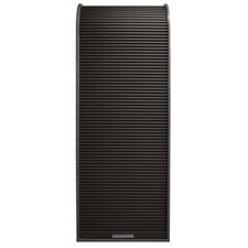 Jalousieschrank - Graphitoptik - 69x192 cm Aktenschrank Büroschrank