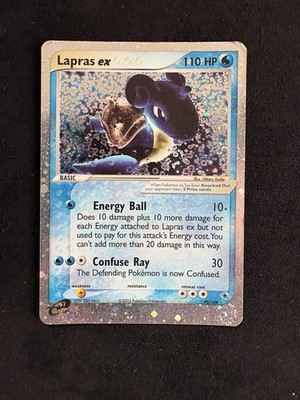 Lapras ex 99/109 Rubin und Saphir Holo - Double Swirl!