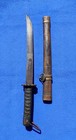 Japanese Japan Ww2 Tanto Fighting Knife w/ Scabbard