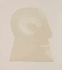 Horst Antes /not autographed/color lithograph /150 copies?/ 9/ head