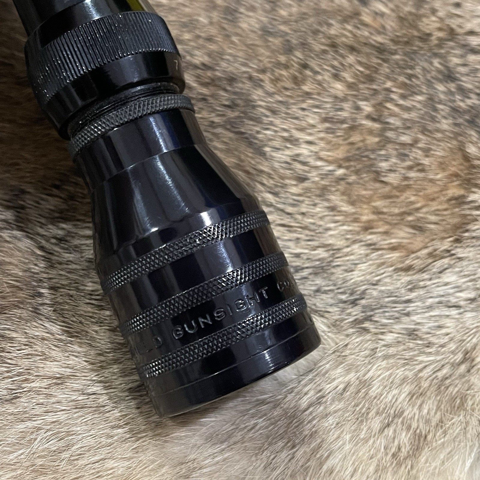 VINTAGE REDFIELD 2X-7X GLOSS 1" RIFLE SCOPE CENTER DOT FINE RETICLE RARE FIND